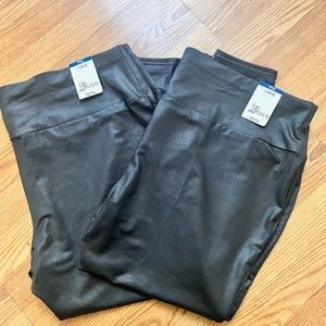 Two pairs of terra and sky leggings